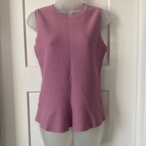 Ann Taylor Mauve Sleeveless Tank Top,size-S,